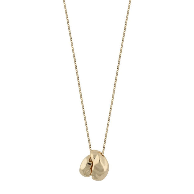 Dion small pendant neck 60 plain goldplated