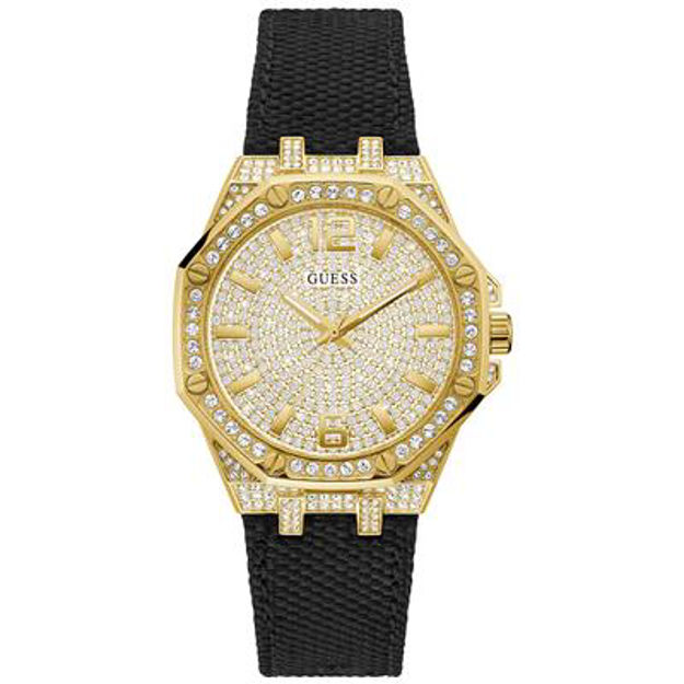Guess Ladies Night Life steel/gold,Ø:39mm,5ATM,