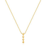 ANIA HAIE SPIKE DROP NECKLACE N025-01G