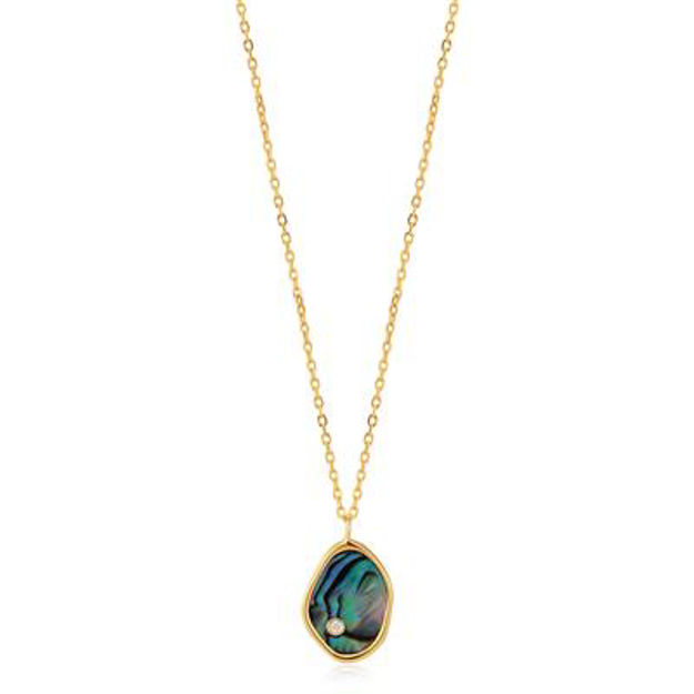 ANIA HAIE TIDAL ABALONE 45-50CM NECKLACE N027-01G