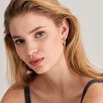 ANIA HAIE FIGARO CHAIN HOOP EARRINGS E021-04G