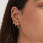 ANIA HAIE HOOP EARRINGS E035-14G