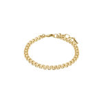 PEACE chain bracelet gold-plated