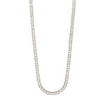 PEACE chain necklace silver-plated