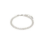 PEACE chain bracelet silver-plated