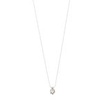 TINA recycled crystal pendant necklace silver-plated