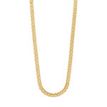 PEACE chain necklace gold-plated