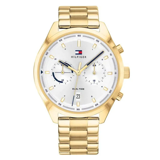 Tommy Hilfiger Bennett herreur gullfarget 44mm