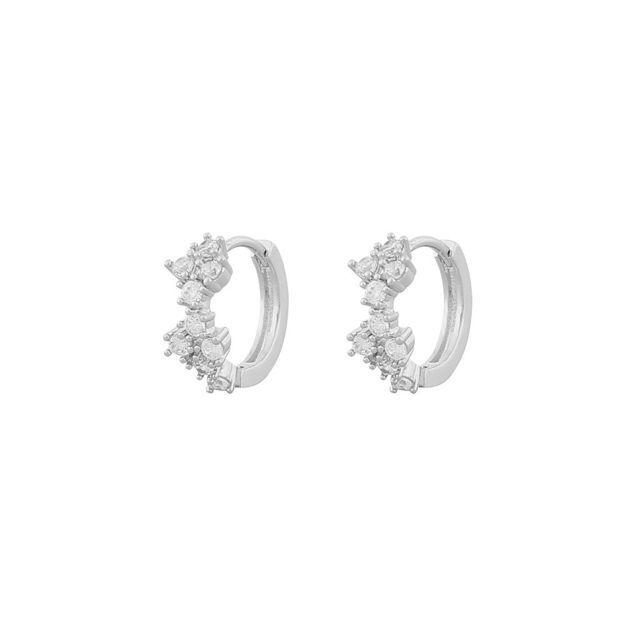 London ring ear s/clear