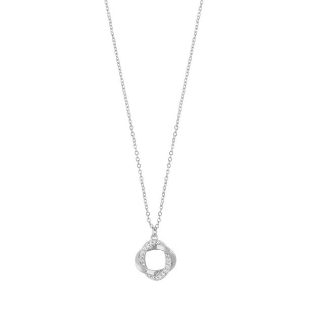 Bree twist pendant neck 45 s/clear