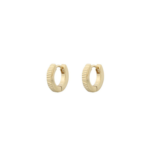 Ray small ring ear plain g