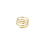 Pilgrim ring Paula goldplated slange 3R