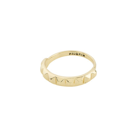 EAA pyramid shape ring gold-plated