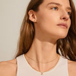 TULLY recycled giftset, necklace & earstuds, gold-plated