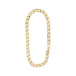 HOPE recycled open curb chain necklace gold-plated