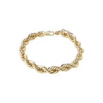 MILOU chunky robe chain ankle chain gold plated