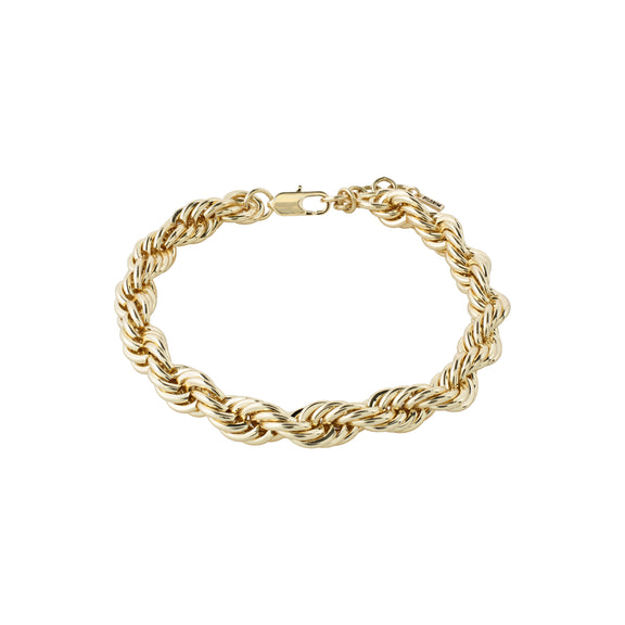 MILOU chunky robe chain ankle chain gold plated