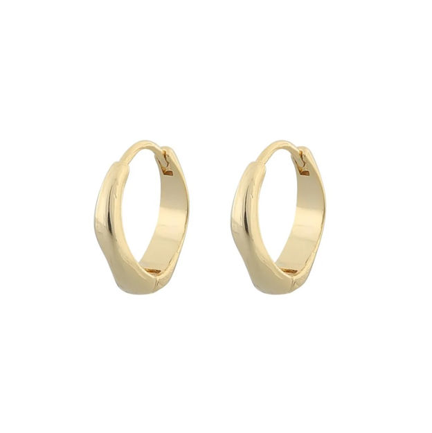 Blanche oval ear plain g