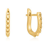 Bilde av ANIA HAIE SPIKE HUGGIE HOOP EARRINGS E025-07G