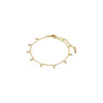 MAJA crystal multi drops bracelet gold-plated