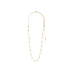 MAJA crystal multi drops necklace gold-plated