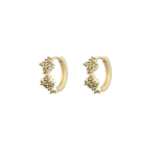 London ring ear g/olive