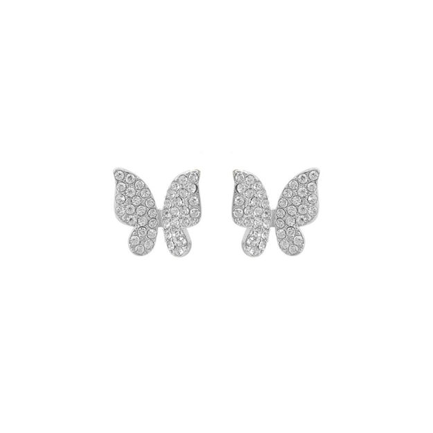 Charms small ear butterfly s/clear