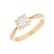 Bilde av Gull ring med diamant 0,55ct (Senter diamant: 0,17ct) TW/SI3 