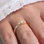 Bilde av Gull ring med diamant 0,28ct TW/SI 