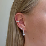 SNØ LUIRE CUFF EAR MIX 1 SILVER/CLEAR