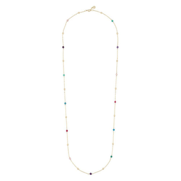 Unnie chain neck 80 g/mix blue