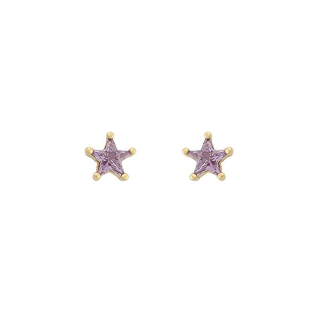 Stay small ear star g/purple