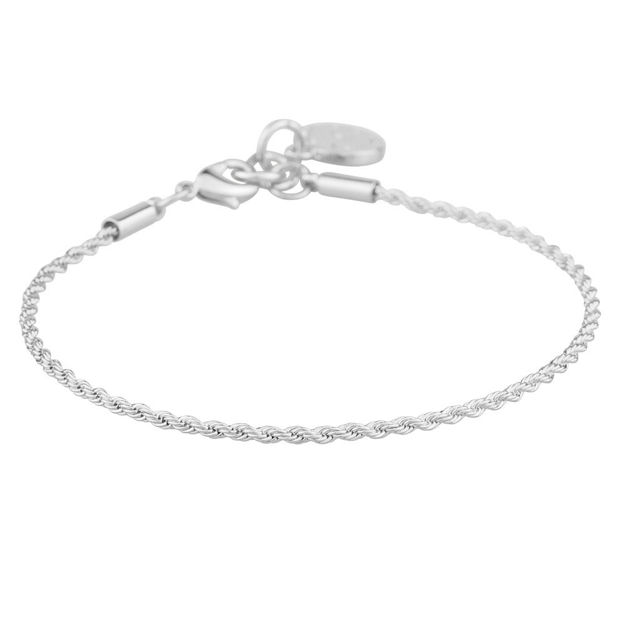 Exibit small brace plain silverplated - Onesize