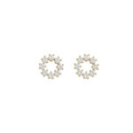 Luire round ear gold/clear