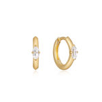 Bilde av Ania Haie hoop earrings E041-04G-W