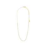 FRIENDS crystal chain necklace gold-plated