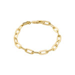 KINDNESS recycled cable chain bracelet gold-plated