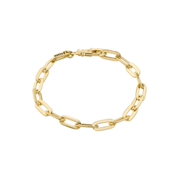 KINDNESS recycled cable chain bracelet gold-plated