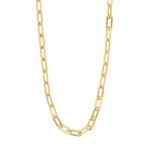 KINDNESS recycled cable chain necklace gold-plated