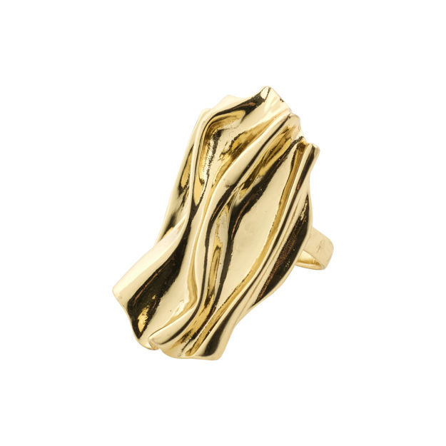 ANJA large statement ring gold-plated