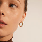 ANNEMETT hoop earrings gold-plated