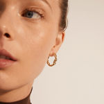 ANNEMETT hoop earrings gold-plated