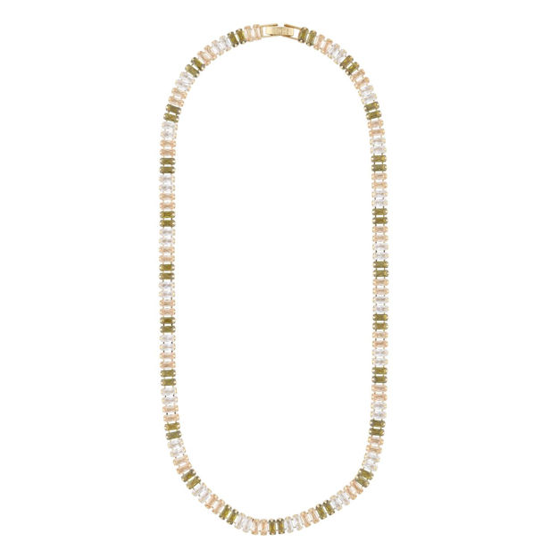 Minou neck g/mix champagne - 45 cm