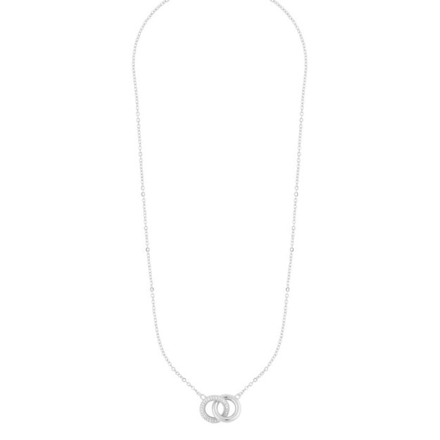 Mona chain neck s/clear - 42 cm