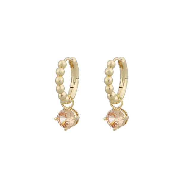 Kelly ring pendant ear g/champagne
