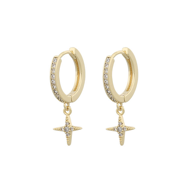 Soir ring pendant ear g/clear