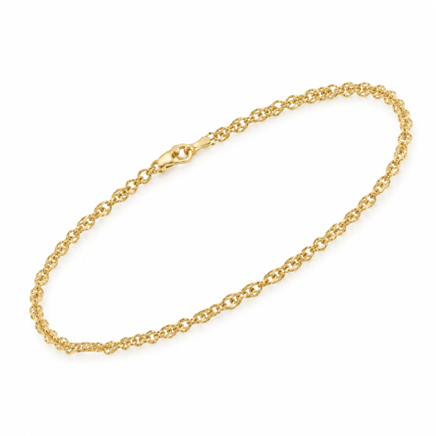 Gull armbånd 1,9mm Singapore 16cm