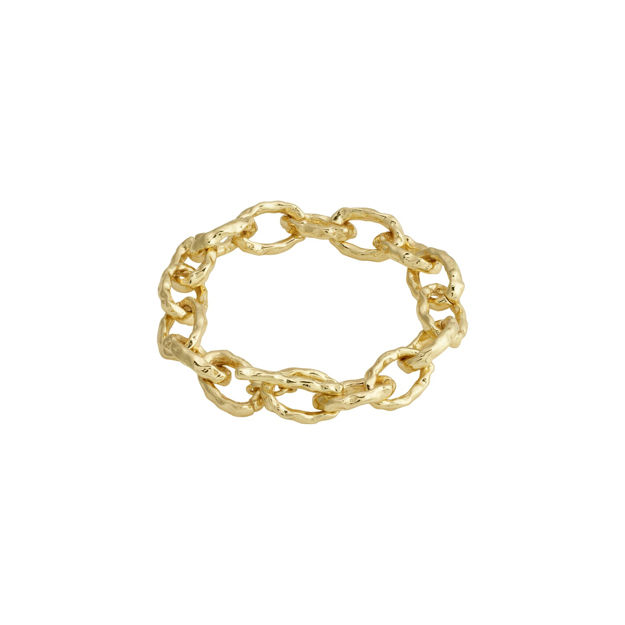 REFLECT recycled cable chain bracelet gold-plated