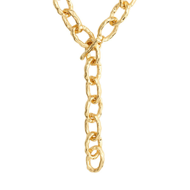 REFLECT recycled cable chain necklace gold-plated