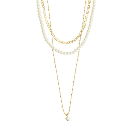 BAKER necklace 3-in-1 set gold-plated
